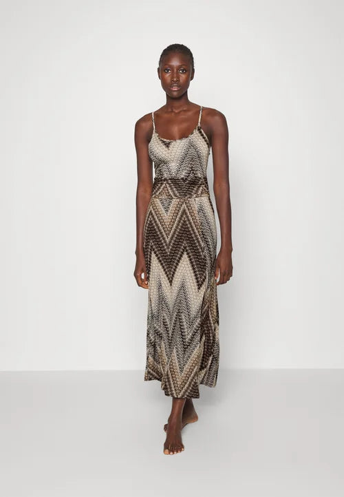 Summer dress with colourful patterns